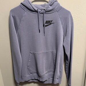 Nike Lavender Hoodie with Black Logo